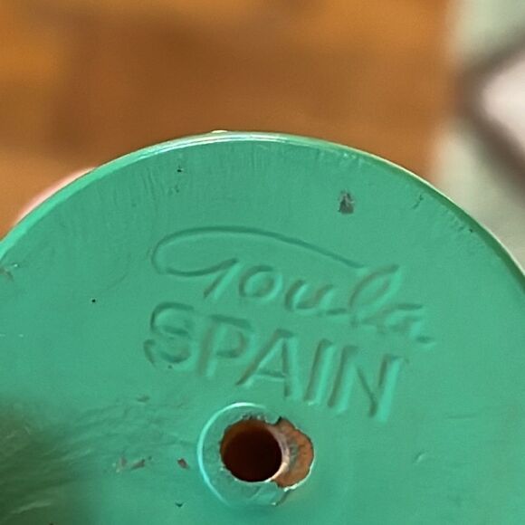 Tiny vintage Goula Spain wooden Santa under a toadstool - Picture 7 of 7